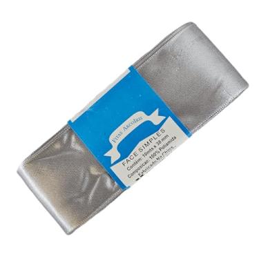 Imagem de TRADER, Fita De Cetim Trader 38mm N°9 Com 10 Metros, COR 180 CINZA