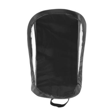 Imagem de Protetor solar para celular, protetor solar para telefone de carro, capa preta para guarda-chuva, pano com bloqueio de brilho, suporte de telefone protetor solar para bloquear a luz solar para carro e