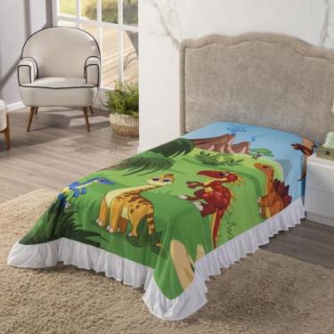 Imagem de Colcha Cobre Leito Solteiro Infantil Avulsa 1,70 X 2,30 Decoração, Qua