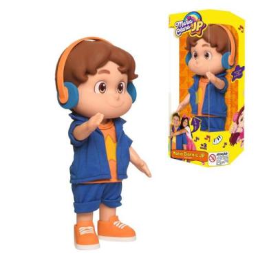 Imagem de Boneco JP Youtuber Com Fone Baby Brink 1056 Fala 14frases, Azul e Verm