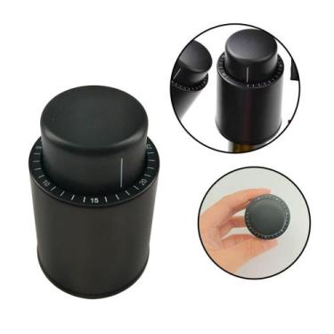 Imagem de Tampa Rolha a Vácuo para Garrafas de Vinho Preserva até 7 Dias - Genér