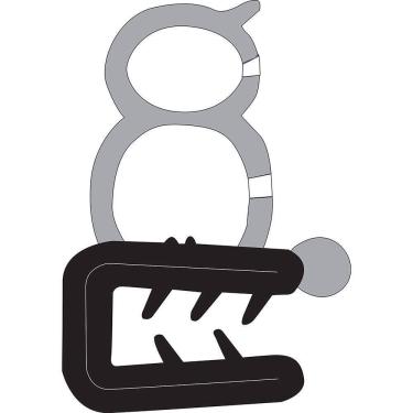 Imagem de Borracha Da Porta Apollo Gol Parati Quantum Santana Saveiro [f103]