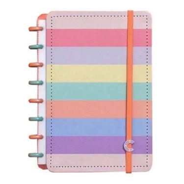 Imagem de Caderno Inteligente A5 Arco íris Pastel 80 Folhas Cia52060 - Ci