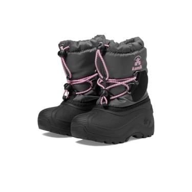 Imagem de Kamik Bota de neve masculina Northpole (criança pequena/criança grande), Carvão, 15