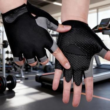 Imagem de Luvas de treino para homens e mulheres, luvas respiráveis para levantamento de peso com aderência aprimorada para treinamento de academia, ciclismo e exercícios físicos