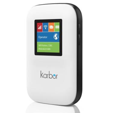 Imagem de Ponto de acesso móvel 4G LTE WiFi Karbor Sem SIM 10 dispositivos de 1 