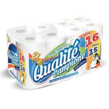 Imagem de Papel Higiênico Doméstico Qualite Campione 10cmx30m C 12 Rolos Ip - Ta