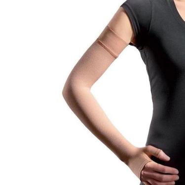 Imagem de Braçadeira Sigvaris 20-30MMHG 412 com Polegar Média Compressão, Natura