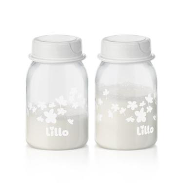 Imagem de Pote Para Armazenar Leite Materno Kit com 2 - 120ml Lillo 