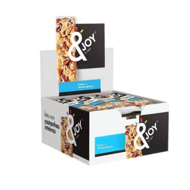 Imagem de Barra de Cereal sabor Coco e Amêndoas Display 12un de 30g - &Joy