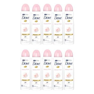 Imagem de Kit 10 Desodorante Antitranspirante Aerosol Dove Beauty Finish 150ml