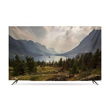 Imagem de Capa de TV Capa contra poeira de TV 81.3-80 cm Cenário Impresso TV Display Capa Macia TV/Computador Protetor de Tela para Pendurar na Parede Pano Curvo para Sala de Estar Decoração de Arte - Impressão