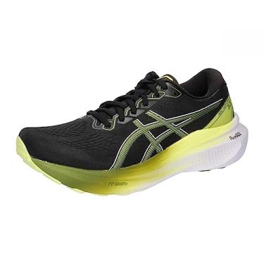 Imagem de ASICS Tênis de corrida masculino Gel-Kayano 30, Preto brilhante amarelo, 40