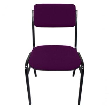 Imagem de Cadeira Empilhável Para Auditórios Linha Hotel Smart Roxo
