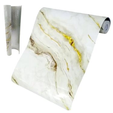 Imagem de Papel de Parede Adesivo Autocolante Marmore Obra Construçao Reforma Reparo Casa Cozinha Quarto Moveis Envelopamento