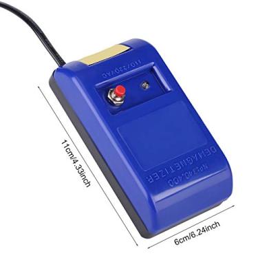 Imagem de Profissional Relógio de Pulso Mecânico Desmagnetizador Ferramenta Reparo 110/220v para Amantes Relógio Azul