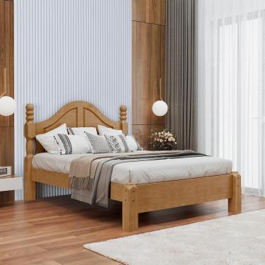 Imagem de Cama Casal Classica Madeira Maciça 2259 Freijo Milani Store