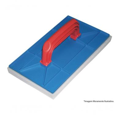 Imagem de Desempenadeira Azul Zumplast Espuma 15X26Cm Ref 1161