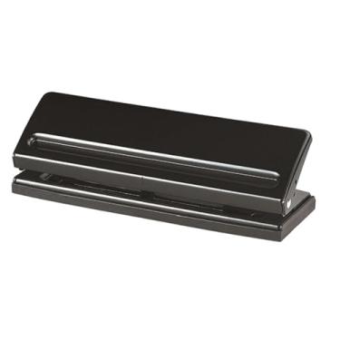 Imagem de Colaxi Perfurador de Papel com 6 Furos - Material Versátil para Diários e Refil de Páginas para Fichário Deskfax, Preto