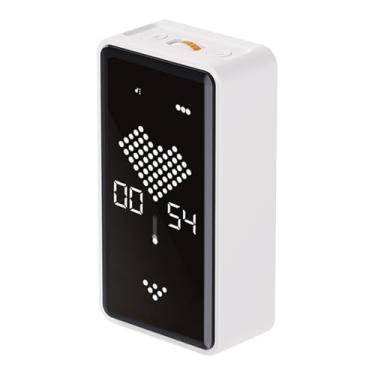 Imagem de Temporizador de ampulheta digital gravitacional, temporizador de ampulheta com suporte magnético de 1 a 99 minutos com configurações de tempo personalizáveis, ideal para uso na cozinha, produtividade