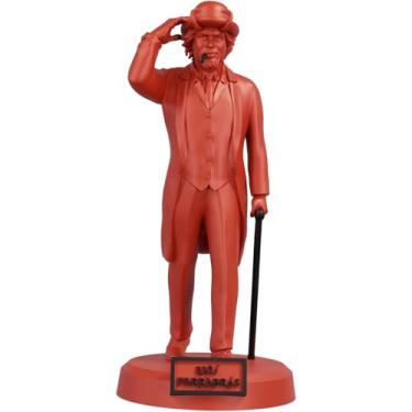 Imagem de Estátua Exu Ferrabrás Imagem Umbanda Candomblé (Cor Sanguis Obscurus)