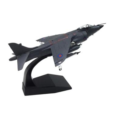 Imagem de YIJU Miniatura de jato em escala 1:72 com suporte de exibição. Brinquedo de avião de em miniatura, modelo de avião de ataque para bares, cafés e