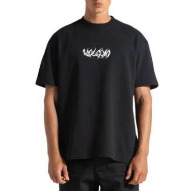Imagem de Camiseta Volcom Comfort Full Ring Preta-Masculino