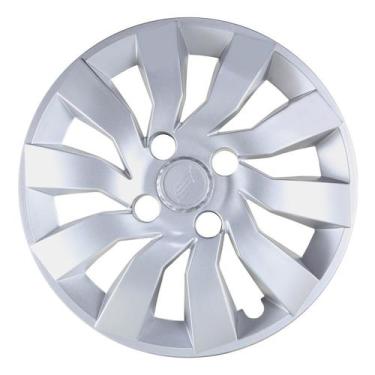 Imagem de Calota Esportiva Street 14 Prata Fiat Ford Gm Toyota Volks - Descontin