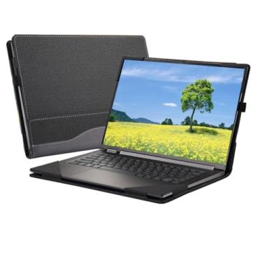 Imagem de XJchen Capa para laptop compatível com Lenovo Yoga 7 9 IdeaPad 5 Slim 7 ThinkPad X1 Carbon e Inspiron 14 Vostro 5401 5402 Latitude 7410 7420 7430 Capa protetora (preto)