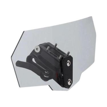 Imagem de Pára-brisa elevado modificado universal para motocicleta, extensão de 
