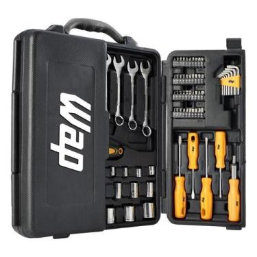 Imagem de Kit 110 Pçs de Ferramentas WAP WF M110 Maleta em Aço Cromo Vanádio Ide