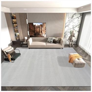 Imagem de SPXMQSS Tapete para quarto, tapetes grandes resistentes ao desgaste para sala de estar, fácil de cuidar, tapete de polipropileno de pelo baixo antiderrapante macio para sala de estar, quarto, sala de