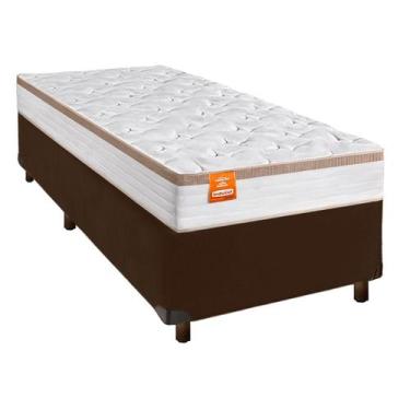 Imagem de Conjunto Cama Box Solteiro + Colchão Isis Inducol