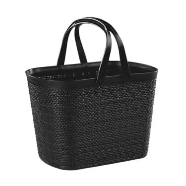 Imagem de Cesto Juta Com Alça Preto
