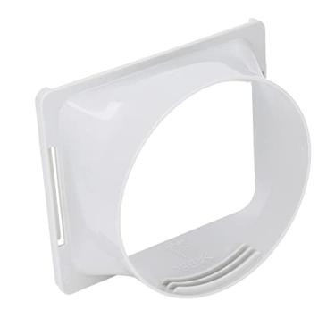 Imagem de RiToEasysports Acoplador de Extensão de Mangueira de Ar Condicionado, Adaptador Universal ABS Quadrado para Redondo de 150 Mm para Mangueira de Exaustão CA, Ajuste Seguro, Operação Silenciosa para