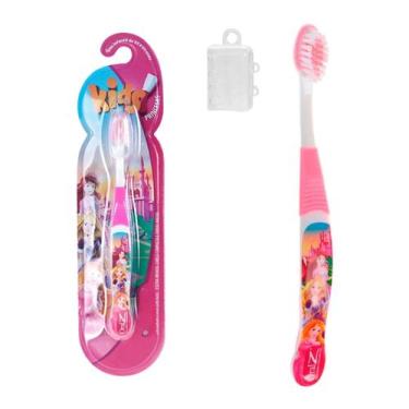 Imagem de Kit infantil Escova de Dente com Desenhos Saúde bucal com diversão - z