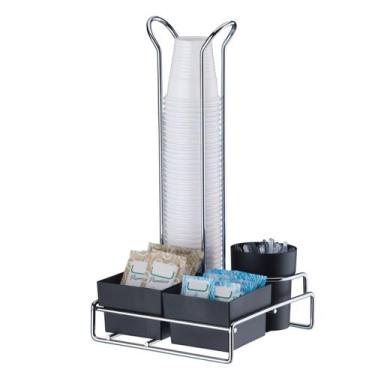 Imagem de Suporte Porta Copos Café organizador Sachê Açúcar Chá - Future