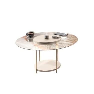 Imagem de Mesa de Centro Redonda com Vidro Centrale Pes em Aço EdeCasaMoveis