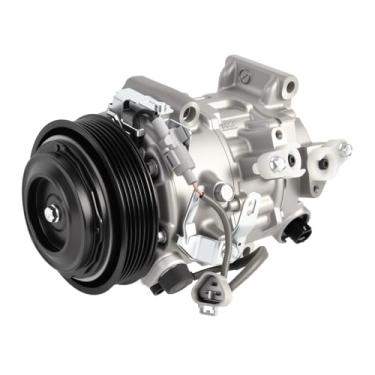 Imagem de Charouse Compressor de ar condicionado AC com embreagem compatível com Toyota RAV4 2.5L L4 2013 2015 2016 2017 2018 Substitui CO29184C 198310 8832042140 197310 8832042150