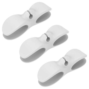 Imagem de Pacote com 3 organizadores de cabos para utensílios de cozinha – envoltórios de cabo aderente para panela de pressão, misturador, liquidificador, cafeteira, fritadeira a ar e mais (branco)