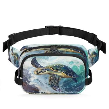 Imagem de Pochete colorida de libélula de vidro para mulheres e homens com alça ajustável, bolsa transversal, bolsa de peito, bolsa tiracolo, Cor 3