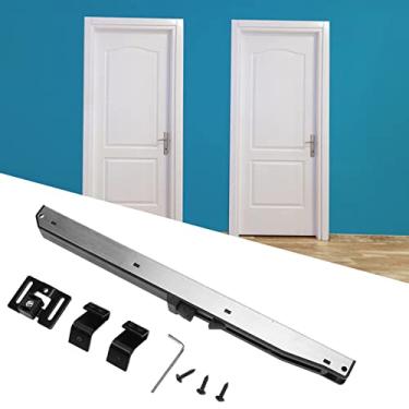 Imagem de Kit de amortecedor de mola POM de mecanismo de fechamento macio de porta de celeiro de aço inoxidável para portas deslizantes