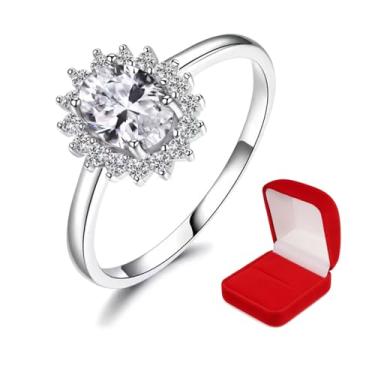 Imagem de Anel Prata Pedra Zircônia Verde + Caixa veludo vermelha - Banhado a Prata 925 / disponível em: Azul, Safira, Verde, Vermelho, Verde Turmalina, Amarelo Citrino (Branco, 22)