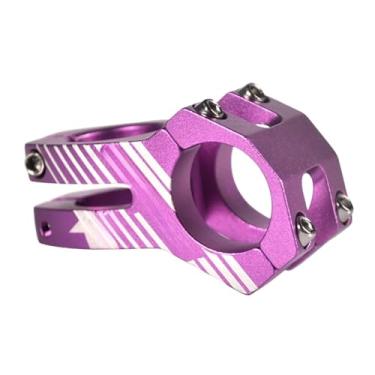 Imagem de Mesa de guidão curta MTB 31,8x45mm em liga de alumínio para bicicletas de corrida, downhill e estrada.(45MM Purple)