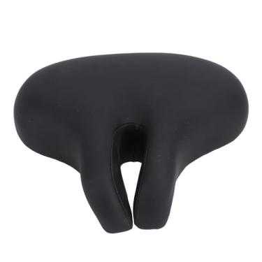 Imagem de Alomejor Ciclo Sela, Assento de Bicicleta de Couro PU Com Estofamento de Espuma de Alta Resiliência, Sela de Conforto Ergonômico para Bicicletas de Montanha de Estrada (GREEN)