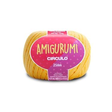 Imagem de Linha Fio Amigurumi Círculo 125g 254m 100 Algodão Mercerizado Crochê Tricô Artesanato Colorido (1317 - SOLAR)