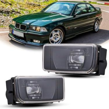 Imagem de Awayet Luzes de neblina para M3/E36 BMW Série 3 318i 318is 318ti 320i 323i 323is 325i 325is 328i 328is 1992-1999 LED 2 peças transparentes