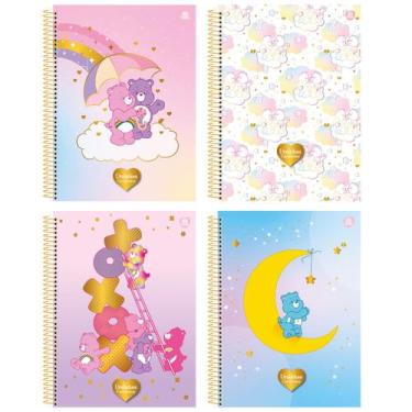 Imagem de Caderno Espiral Capa Dura 1x1 - 80 Folhas - Ursinhos Carinhosos - Anim