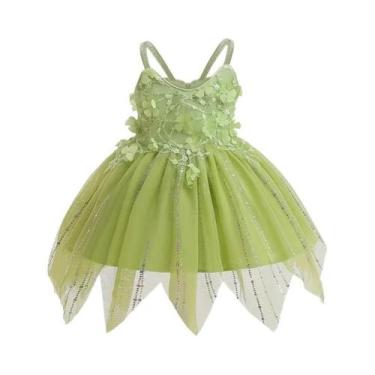 Imagem de Fantasia De Princesa Elfa Para Meninas, Vestido De Carnaval Infantil P