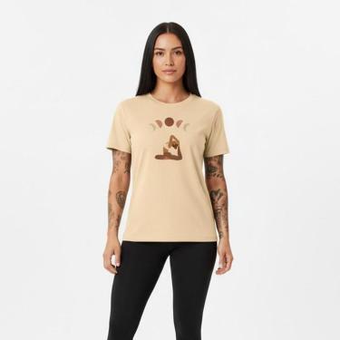 Imagem de Camiseta Feminina Algodão Premium PILATES LUAS Treino-Feminino